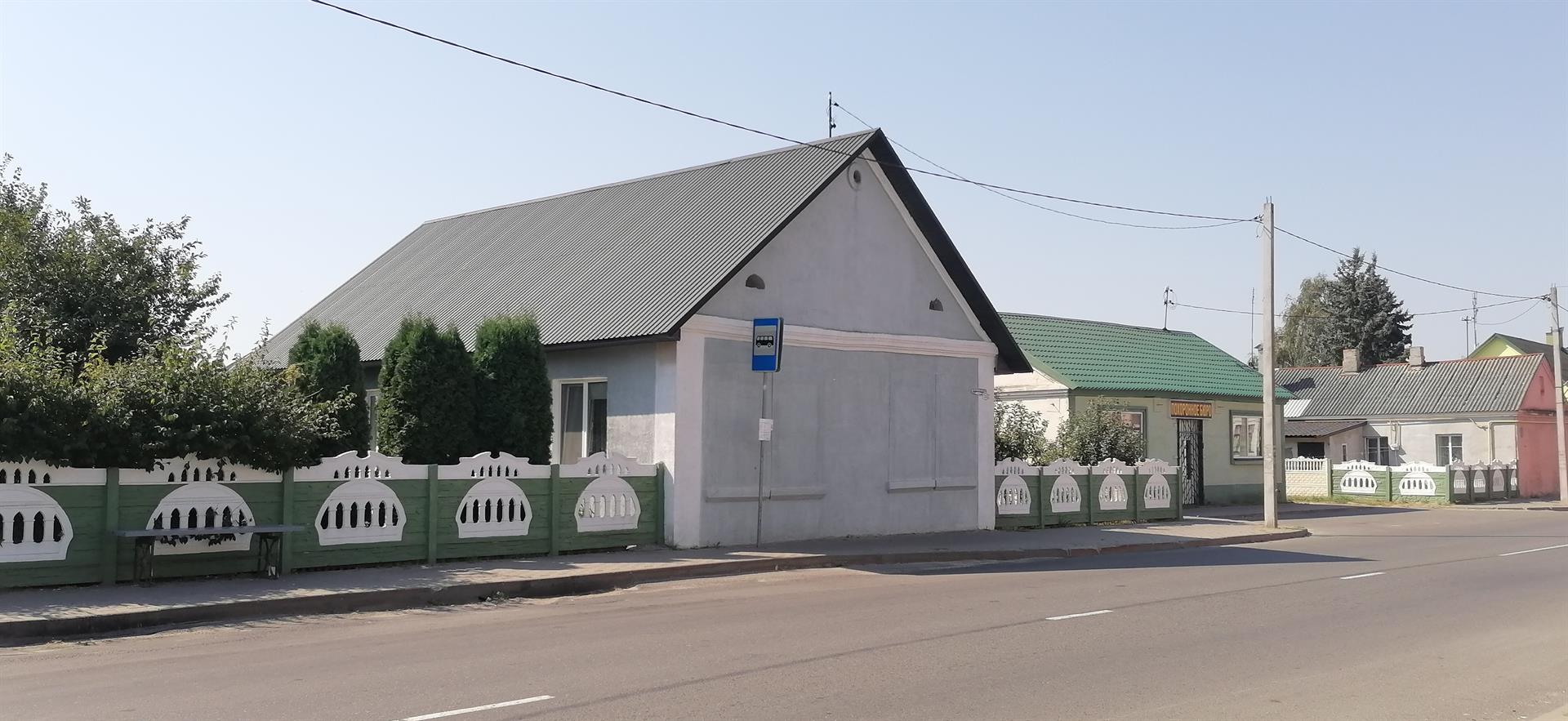 Будынак № 30 па вул.Першамайскай. Выгляд з паўночна-ўсходняга боку.   Фота 2024 г.