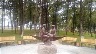 Ансамбль былога палаца Храптовічаў: фрагменты парку