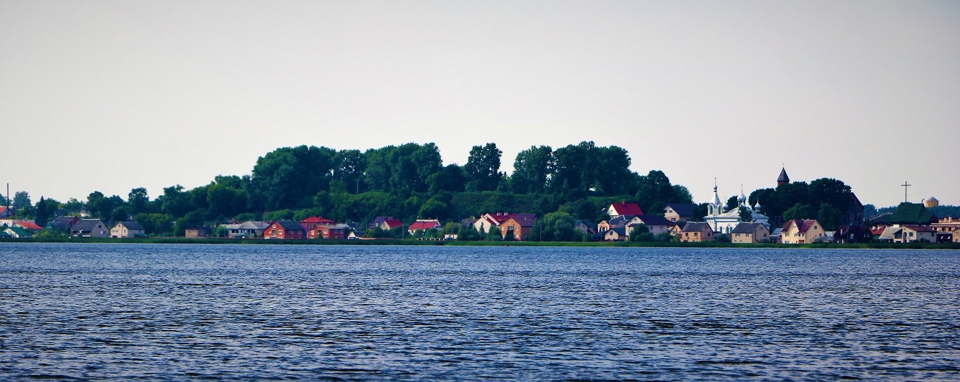 Выгляд з возера Дрывяты