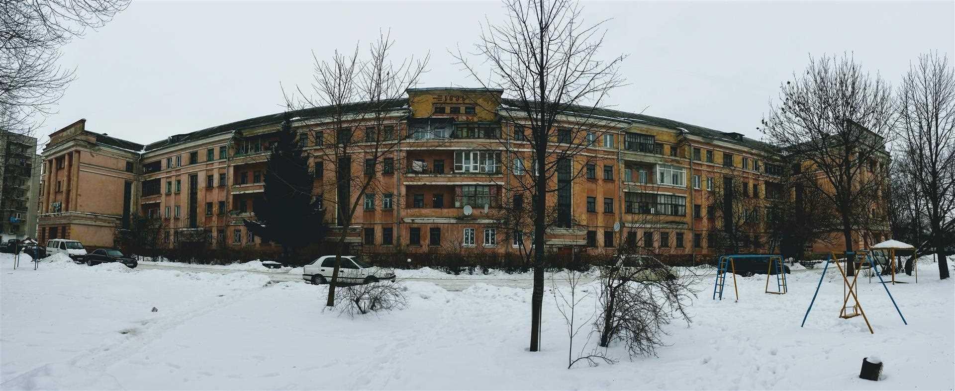 Разгортка галоўнага фасаду, фота Яўген Калбовіч