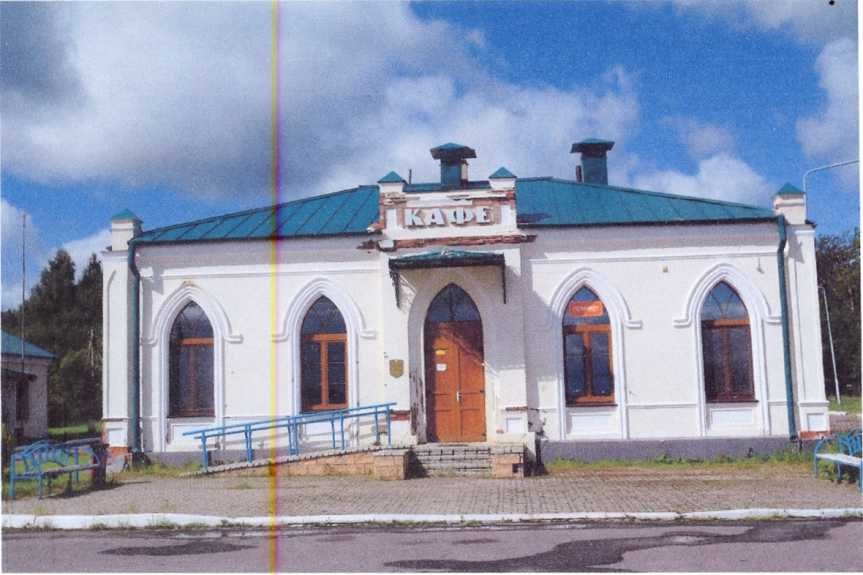 Усходні фасад. Выгляд з боку шашы
