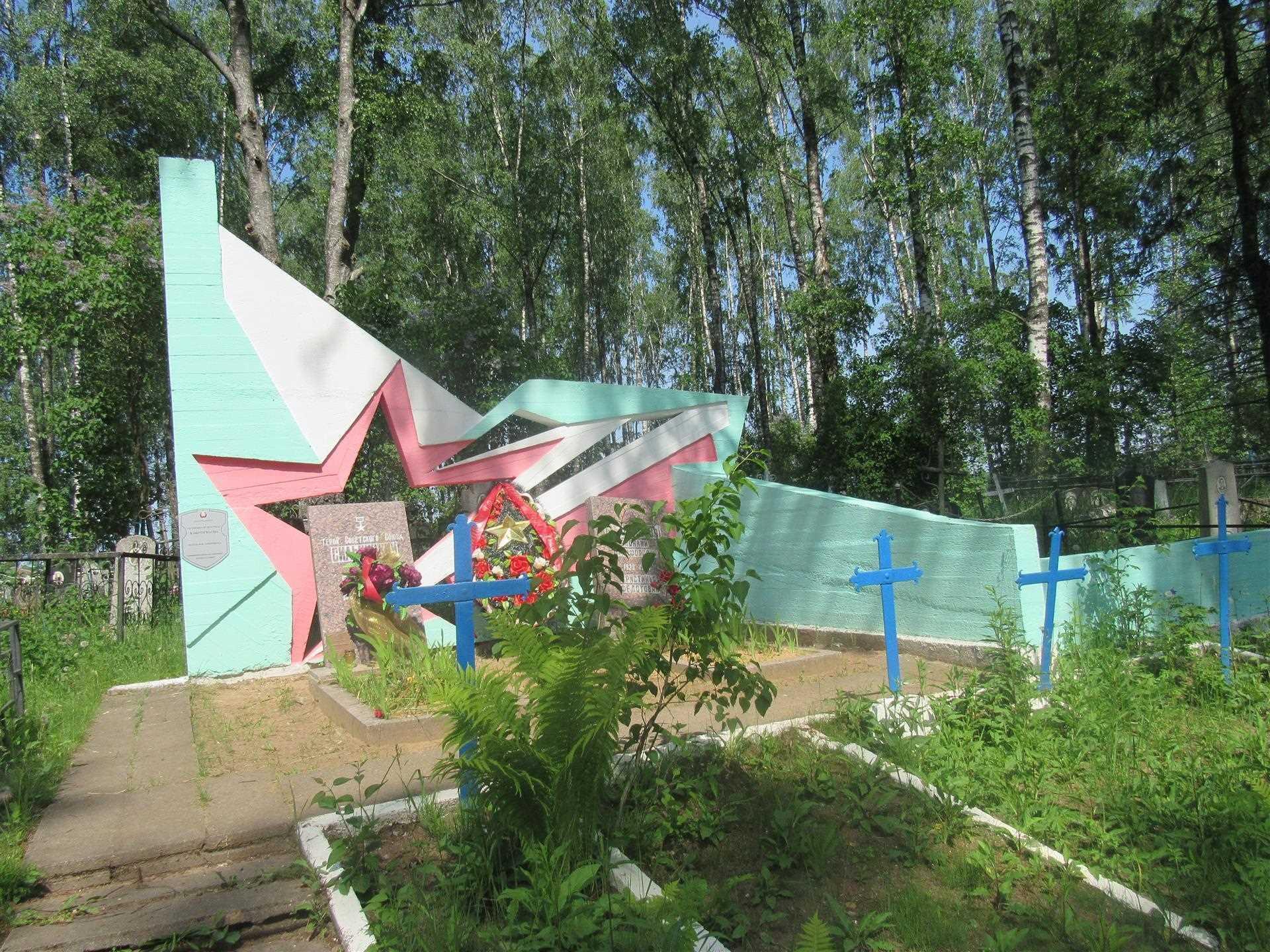 Магіла Героя Савецкага Саюза М.Ф. Сільніцкага ў вёсцы Курына Курынскага сельсавета Віцебскага раёна