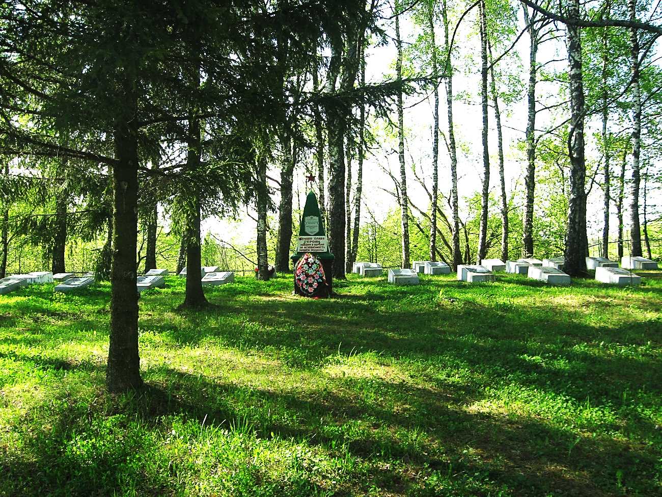 Вайсковыя могілкі вёскі Кавалі. 2015 г.