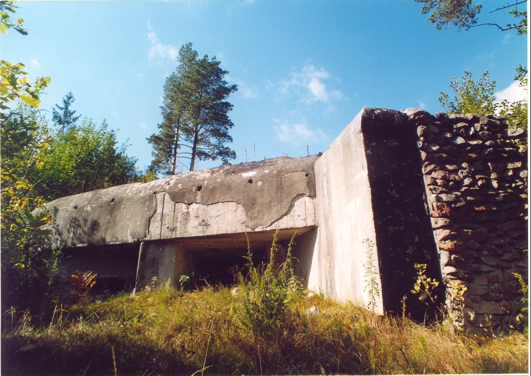 Аднапавярховы двухамбразурны гарматна-кулямётны паўкапанір  (ОППК № 53), в. Новікі