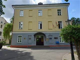 Комплекс сельскагаспадарчай акадэміі: адміністрацыйны корпус (левы флігель)