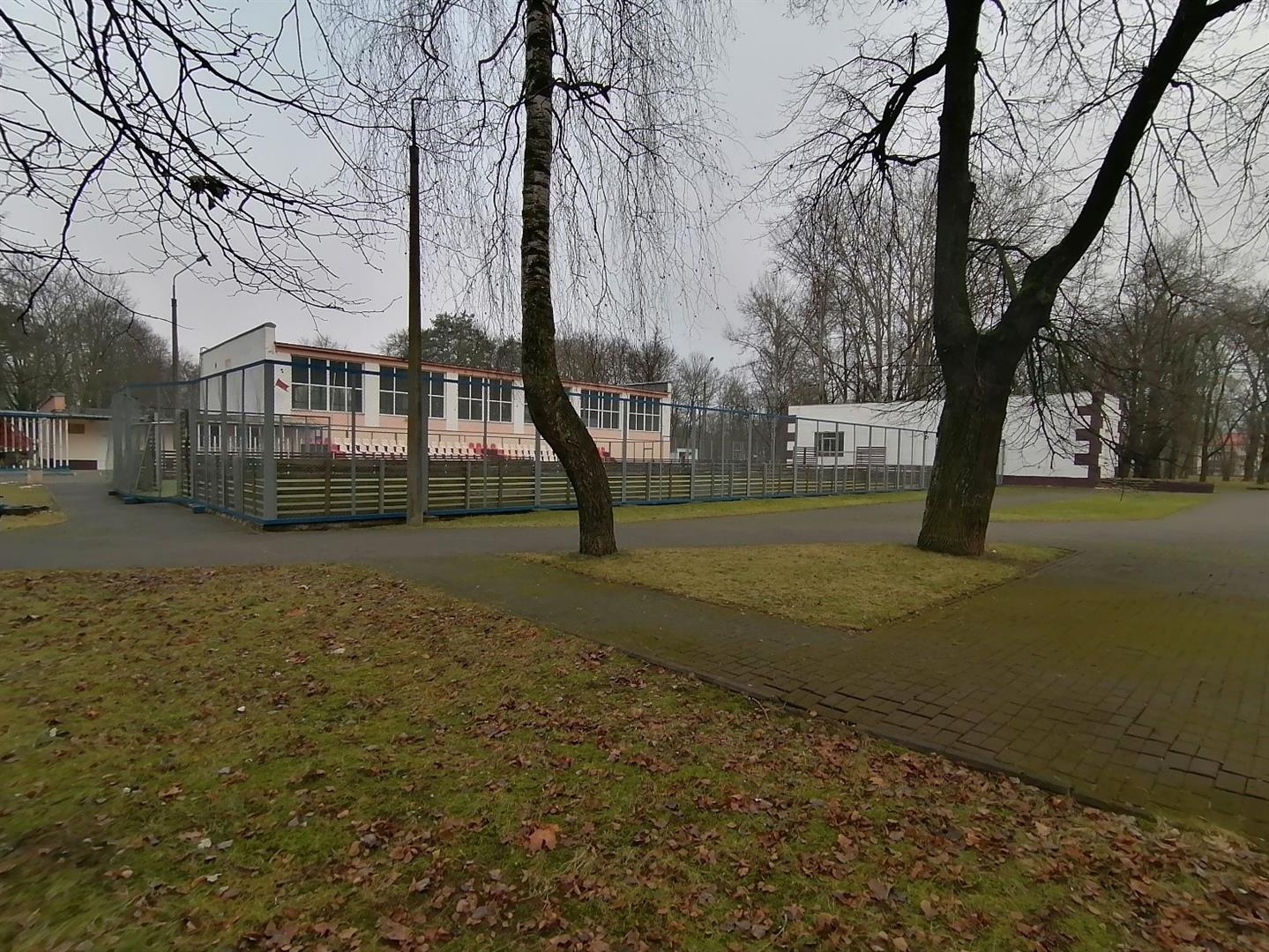 Месца, дзе знаходзіўся асабняк. Выгляд з паўднёва-заходняга боку