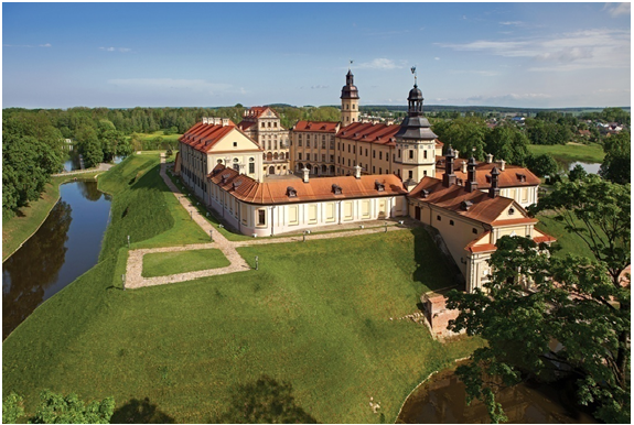 Паўночны бастыён, агульны выгляд Палацавага ансамбля
