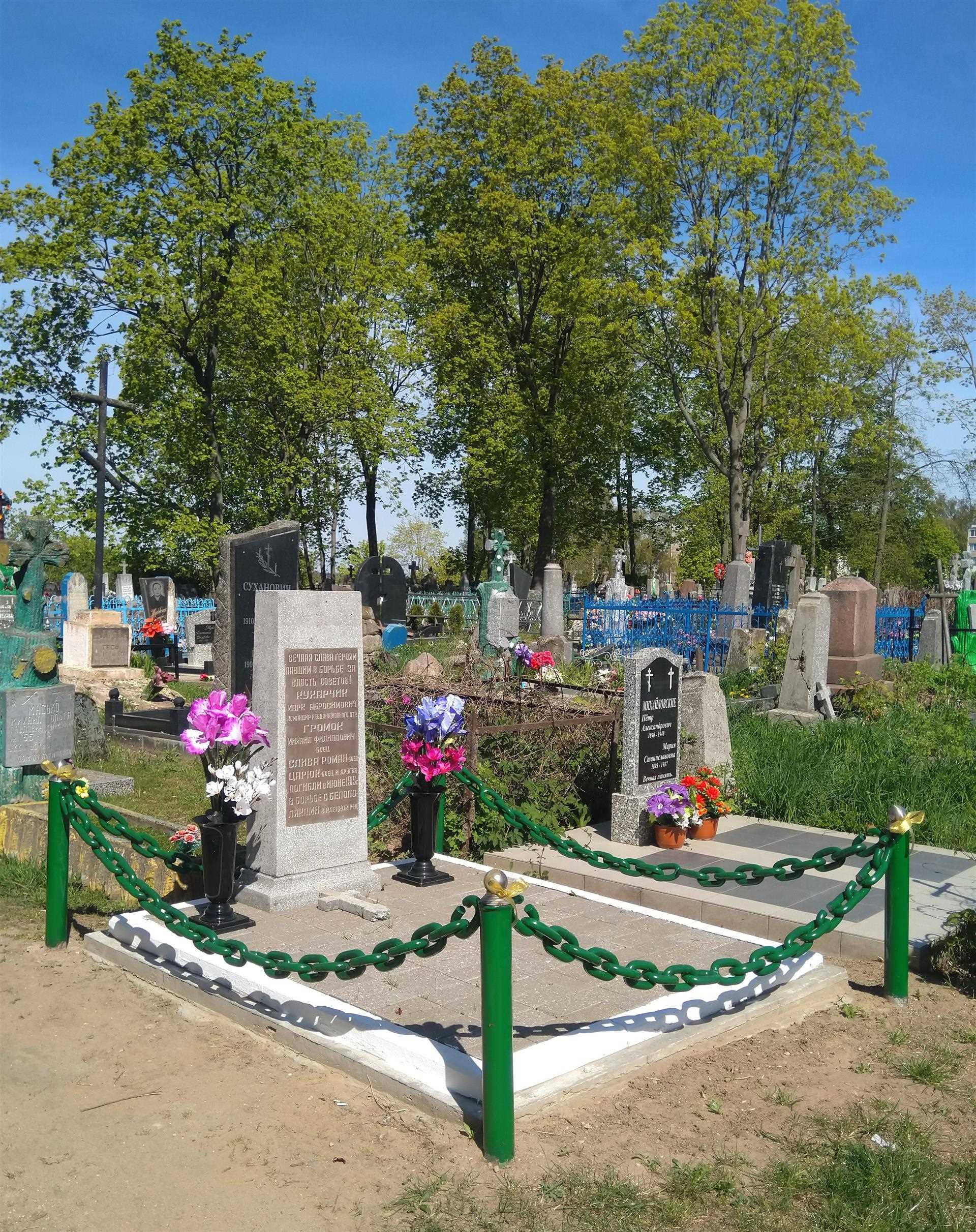 Магіла чырвонаармейцаў, гарадскія могілкі
